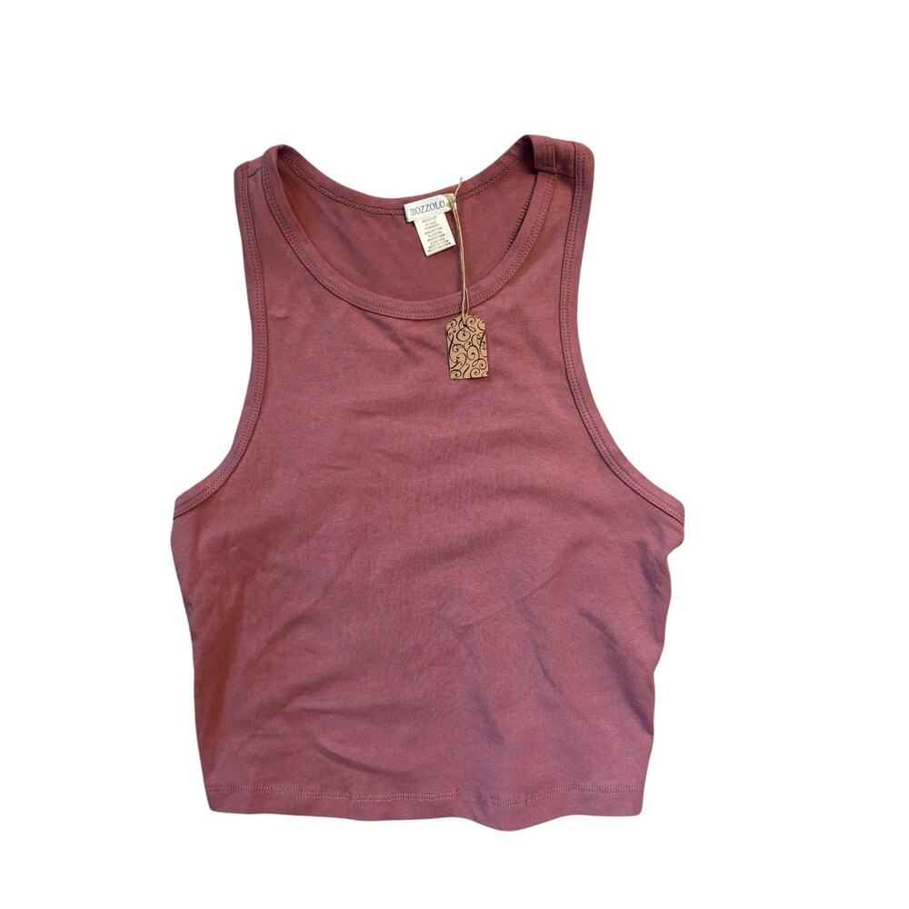 Bozzolo Sleeveless Cropped Shirt Women’s Size Medium NEW